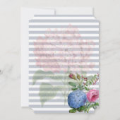 ヴィンテージアジスピンク | Blue Mother's Day Brunch 招待状 (裏面)