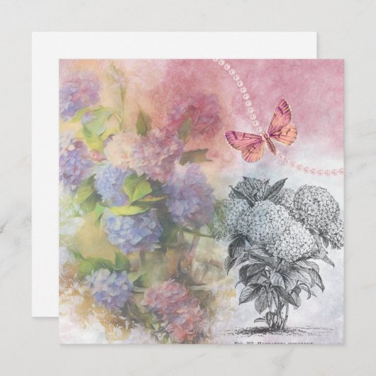 ヴィンテージアジランゲアラグジュアリーエレガンス ノートカード (正面/裏面)