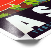 ヴィンテージアスコナスイス旅行ポスター フォトプリント            (角)