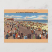 ヴィンテージアスベリーパークニュージャージービーチはがき ポストカード (正面)