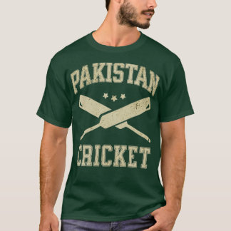 ヴィンテージアスレティックパキスタンのクリケットスポーツファン Tシャツ
