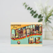 ヴィンテージアッシュビルNCポストカード ポストカード (スタンド正面)