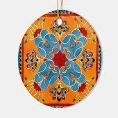 ヴィンテージアッシリアオーナメント セラミックオーナメント (左)