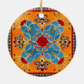 ヴィンテージアッシリアオーナメント セラミックオーナメント (裏面)