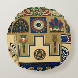 ヴィンテージアッシリアサン ラウンドクッション