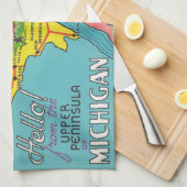 ヴィンテージアッパーペニンシュラミシガントラベル キッチンタオル (四つ折り)