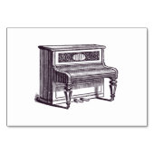 ヴィンテージアップライトピアノ テーブルナンバー (正面)