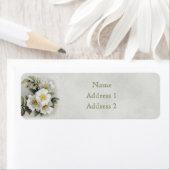 ヴィンテージアップルブロッサム差出人住所ラベル ラベル (インサイチュ)