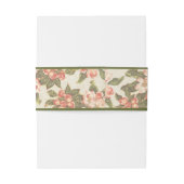 ヴィンテージアップルブロッサム結婚式招待状 招待状ベリーバンド (裏面例)