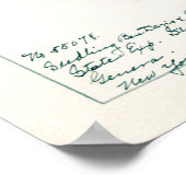 ヴィンテージアップルボタニカルイラストレーション ポスター (角)