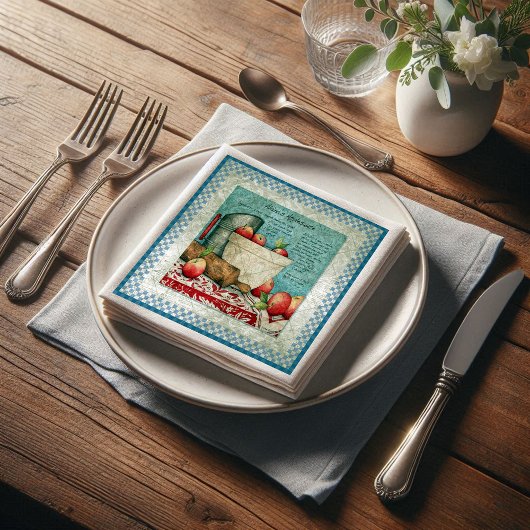 ヴィンテージアップルレシピエフェメラデクページ