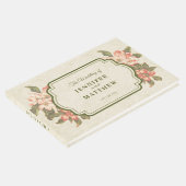 ヴィンテージアップル結婚ブロッサム ゲストブック (コーナー)