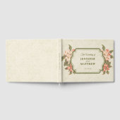 ヴィンテージアップル結婚ブロッサム ゲストブック (全面)