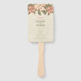 ヴィンテージアップル結婚ブロッサム ハンドファン