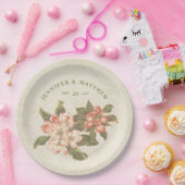 ヴィンテージアップル結婚ブロッサム ペーパープレート (パーティー)