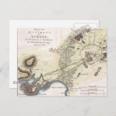 ヴィンテージアテネの地図(1784) ポストカード (正面/裏面)