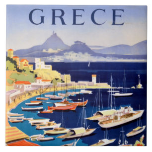 ヴィンテージアテネギリシャトラベル タイル