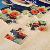 ヴィンテージアテネギリシャ旅行はがき ジグソーパズル (側面)