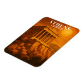 ヴィンテージアテネギリシャ旅行レトロ マグネット (左側)