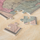 ヴィンテージアディロンダック山脈の地図(1883) ジグソーパズル (側面)