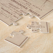 ヴィンテージアディロンドラック山地地形図(1873) ジグソーパズル (側面)