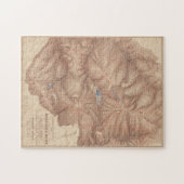 ヴィンテージアディロンドラック山地地形図(1873) ジグソーパズル (横)