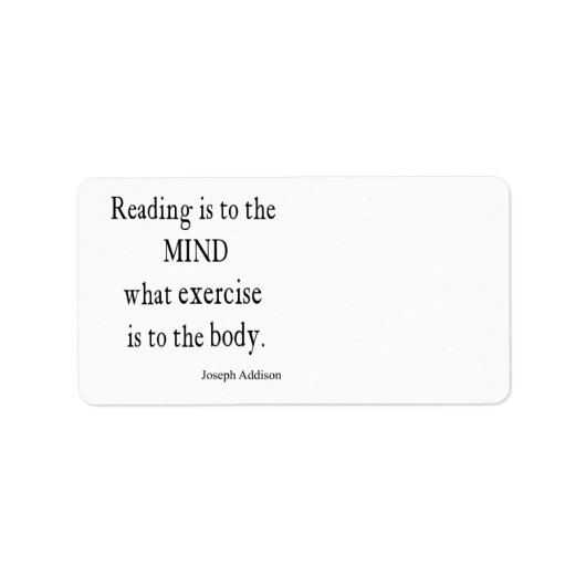 ヴィンテージアディ読ソン心感動的引用文 ラベル (正面)