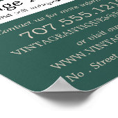 ヴィンテージアトラス・グローブ、アンティーク・ディーラー、ストア ポスター (角)