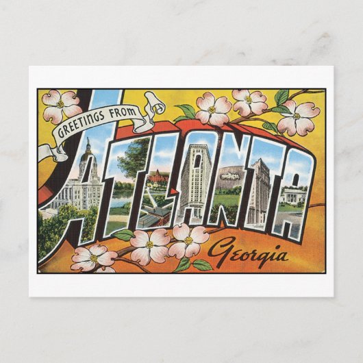ヴィンテージアトランタポストカード ポストカード (正面)