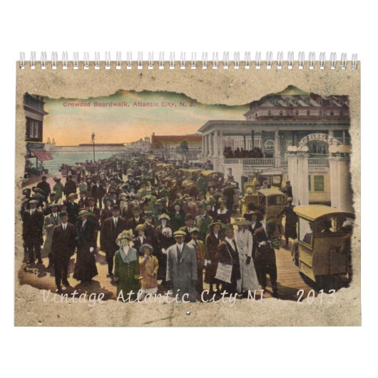 ヴィンテージアトランティックシティニュージャージー2013カレンダー カレンダー (カバー)