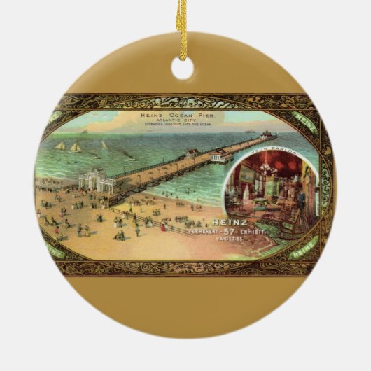 ヴィンテージアトランティックシティピア セラミックオーナメント (裏面)