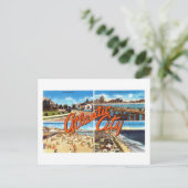 ヴィンテージアトランティック市大文字葉書 ポストカード (スタンド正面)