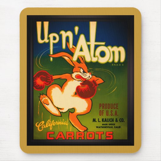 ヴィンテージアドキャロツ  マウスパッド (正面)