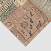 ヴィンテージアドコラージュティッシュペーパー 薄葉紙 (詳細)