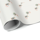 ヴィンテージアドベンチャーが男の赤ちゃんシャワーを開始 ラッピングペーパー (ロールコーナー)