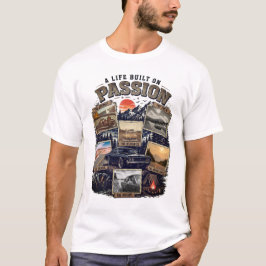 ヴィンテージアドベンチャーカー グラフィック レトロロードトリップ ダディ Tシャツ