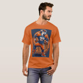 ヴィンテージアドベンチャーマップメンズTシャツ Tシャツ (正面フル)