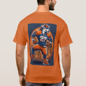 ヴィンテージアドベンチャーマップメンズTシャツ Tシャツ (裏面)