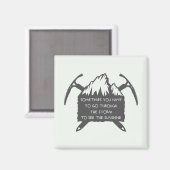 ヴィンテージアドベンチャーロゴバッジ、エンブレム マグネット (正面/裏面)