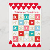 ヴィンテージアドベントカレンダーをカスタマイズ シーズンカード (正面/裏面)