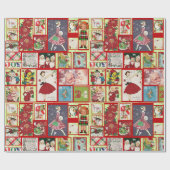 ヴィンテージアドベントカレンダーラッピング紙 ラッピングペーパー (フラット)