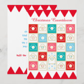 ヴィンテージアドベントカレンダー パーソナライズ シーズンカード (正面/裏面)