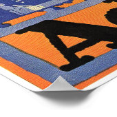 ヴィンテージアドラータイプライターアド ポスター (角)