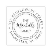 ヴィンテージアドレスのスタンプ セルフインキングスタンプ (デザイン)