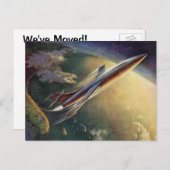 ヴィンテージアドレスSF機の変更 案内ポストカード (正面/裏面)