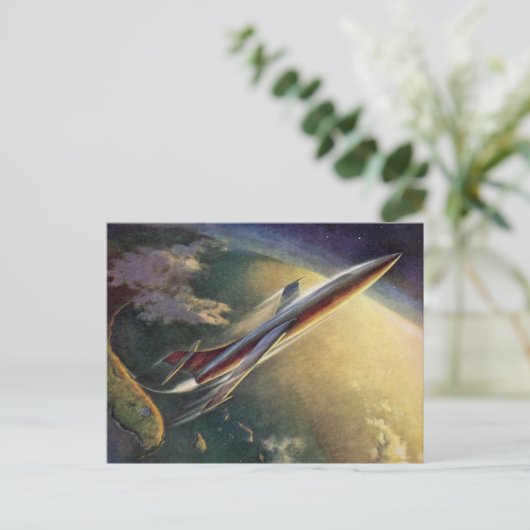 ヴィンテージアドレスSF機の変更 案内ポストカード (スタンド正面)