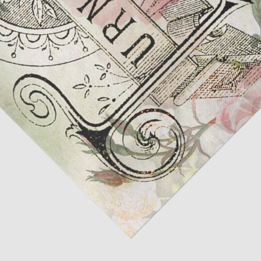 ヴィンテージアド&バラブーケエフエメラデクページ 薄葉紙 (詳細)