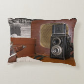 ヴィンテージアナログカメラレコーダー アクセントクッション (裏面)