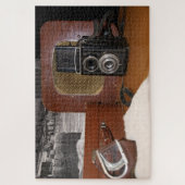 ヴィンテージアナログカメラレコーダー ジグソーパズル (縦)
