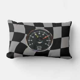 ヴィンテージアナログ自動タコメータランバー装飾用クッション ランバークッション
